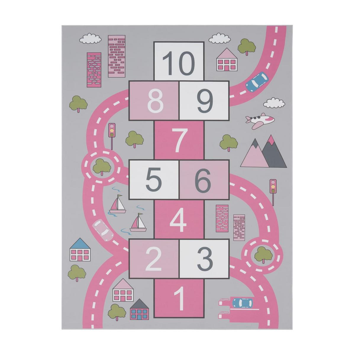 KINDERTEPPICH Pink 200 x 290 cm - Pink, Kunststoff (200/290cm) - TT Home