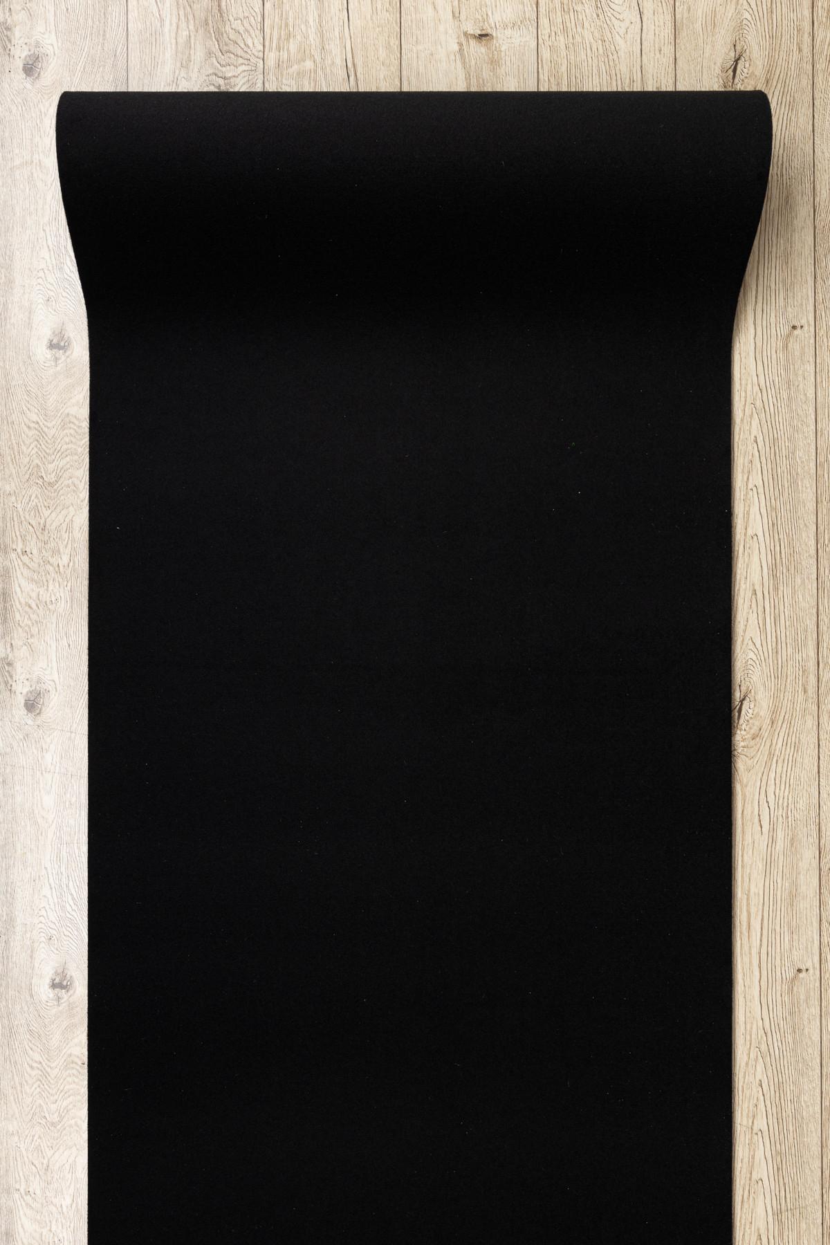 LÄUFER Antirutsch RUMBA 80/450 cm - Schwarz, Textil (80/450cm) - rugsX