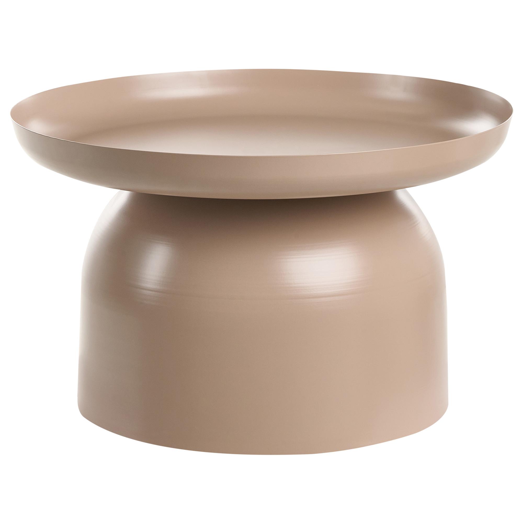 COUCHTISCH Metall Taupe Torrens - Taupe, Metall (60/60/36cm) - Beliani