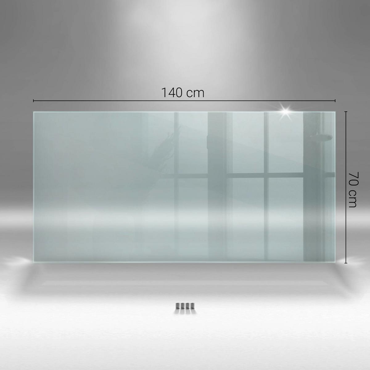KÜCHENRÜCKWAND – 140x70 cm - Transparent, Glas (140/70/0.4cm) - Wallfluent