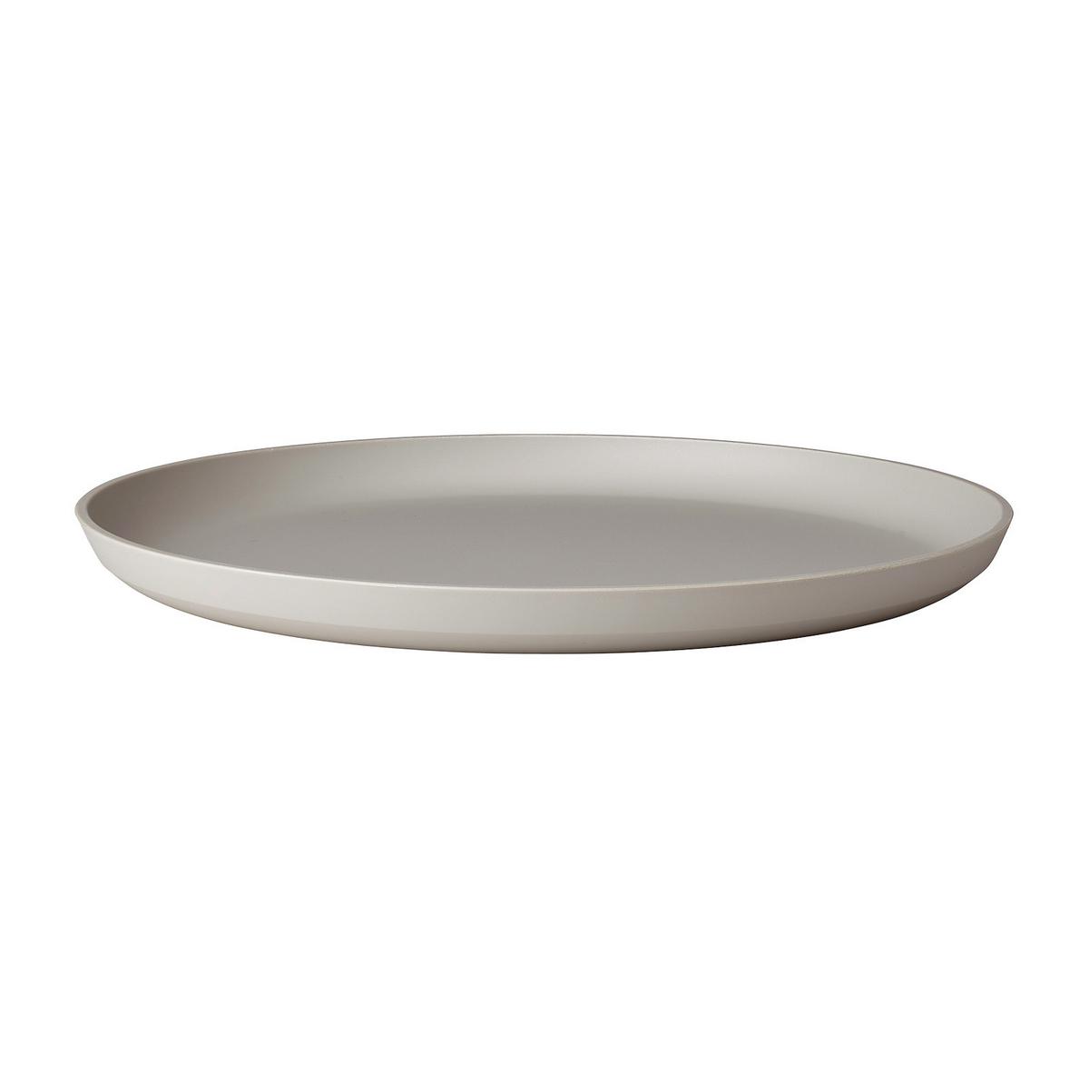 ESSTELLER Silueta Nordic White ø 26 cm - Weiß, Kunststoff (26cm) - Mepal