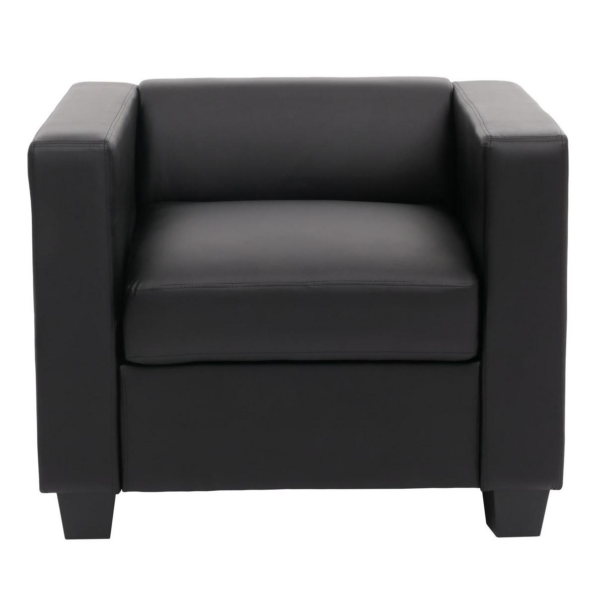 SESSEL LOUNGESESSEL Schwarz - Schwarz, Textil (86/70/75cm) - MCW