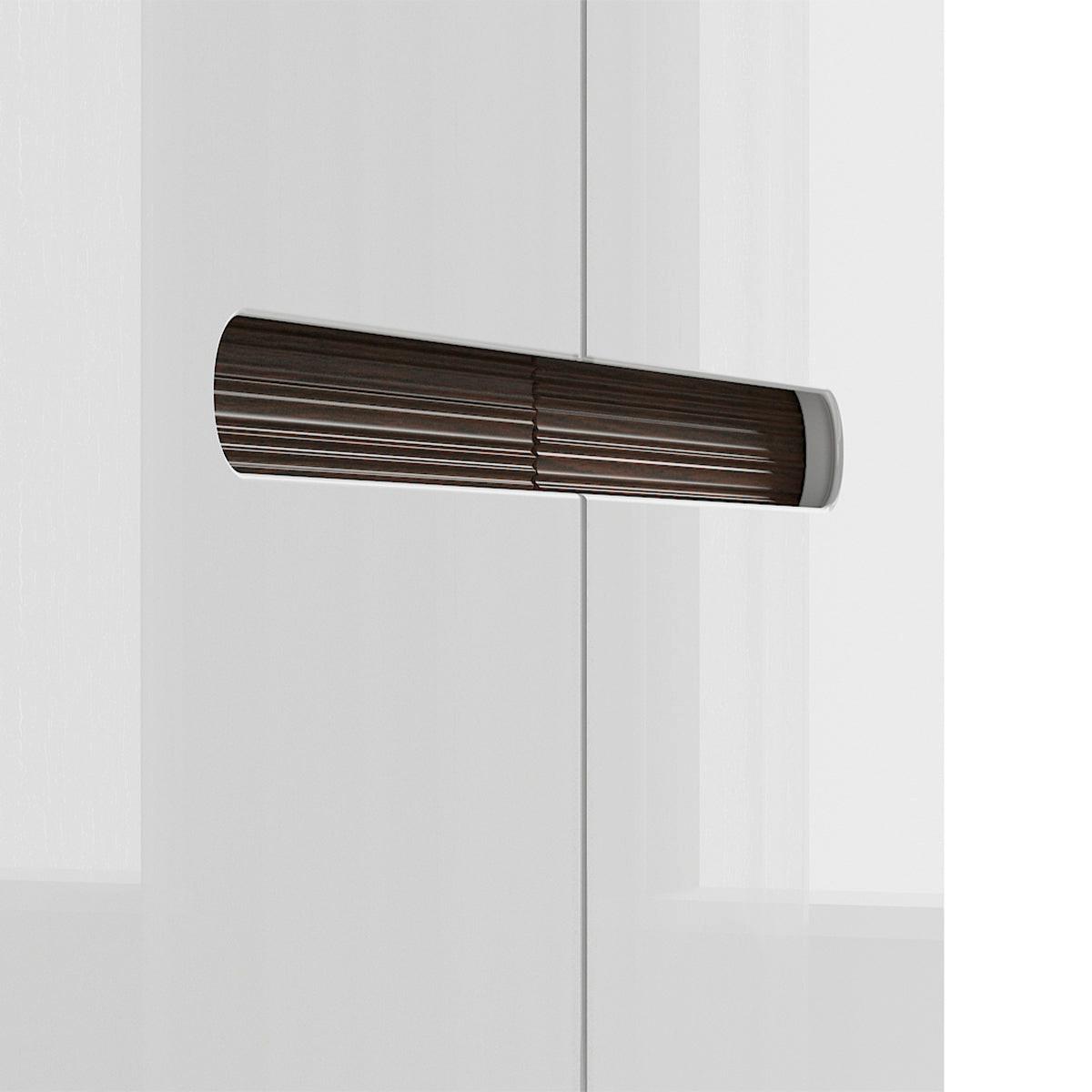 SCHRANK 2 Türen Darrel Weiß - Weiß, Holzwerkstoff (105/193/57cm) - Petits-meubles