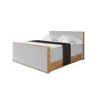 BOXSPRINGBETT LOLLI9 -Z-KING 180x200 - H3/H4 Hellgrau - Hellgrau, Holzwerkstoff (180/200cm) - ALTDECOR