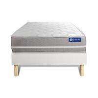 BETT Actiflex touch Taschenfederkern 80 x 200 cm h1 - Kit Bettgestell Weiß - Beige/Weiß, Karton/Holz (80/200cm) - ACTISOM