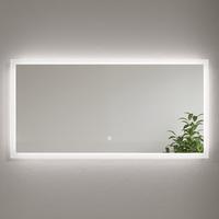 BADSPIEGEL mit Touch-Bedienung Beleuchtung 120/60 cm - Transparent, Glas (120/60/3.5cm) - EMKE