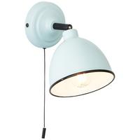 WANDLEUCHTE Telio 97002/40 - Chromfarben/Hellblau, Metall (12.5/12.5/19.5cm) - Brilliant