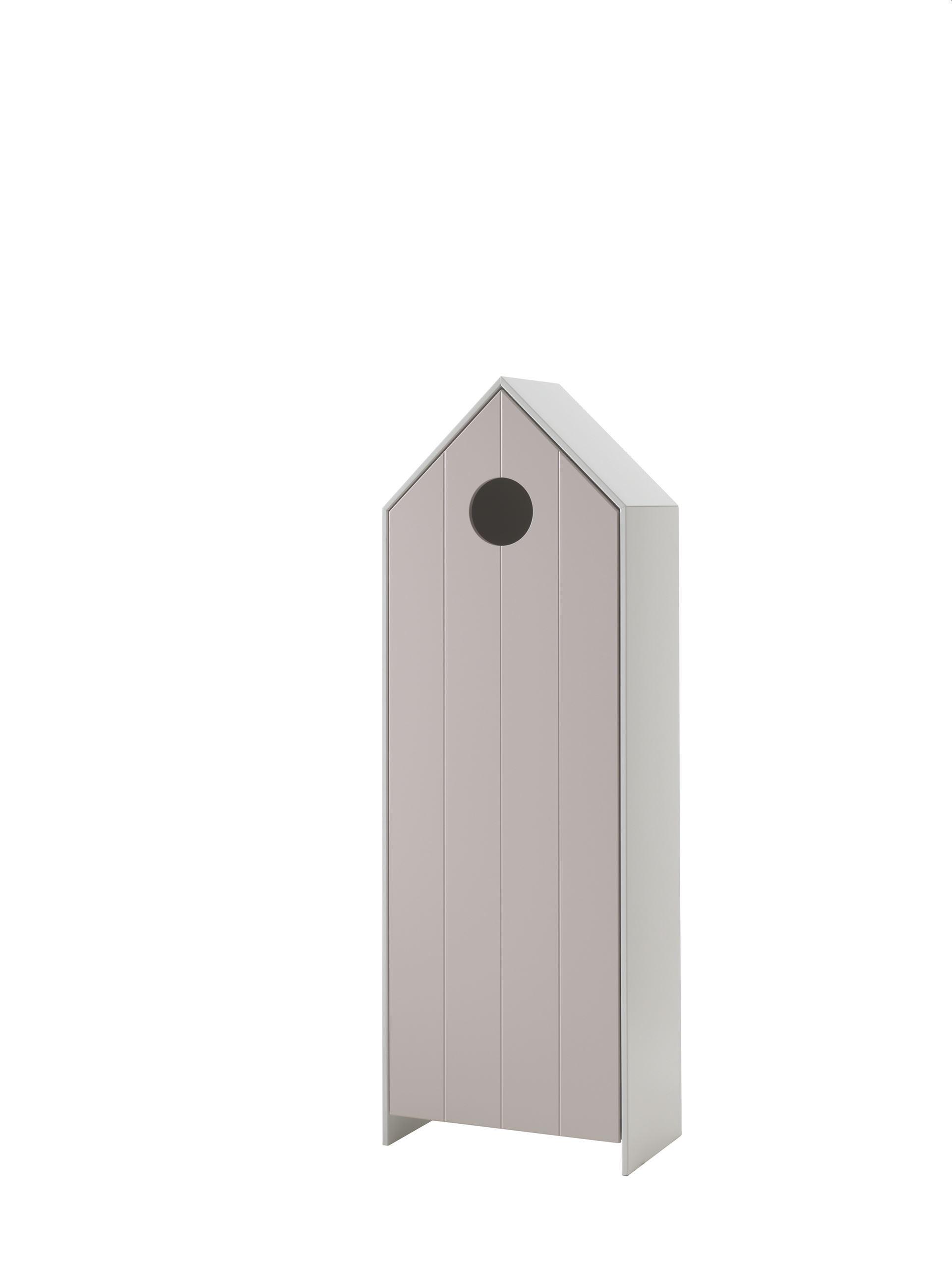 REGALSCHRANK Kania 58x37x171 MDF+Holzwerkstoff Weiß /Pink - Pink/Weiß, Holzwerkstoff (58/171/37cm) - 58aufmkessel
