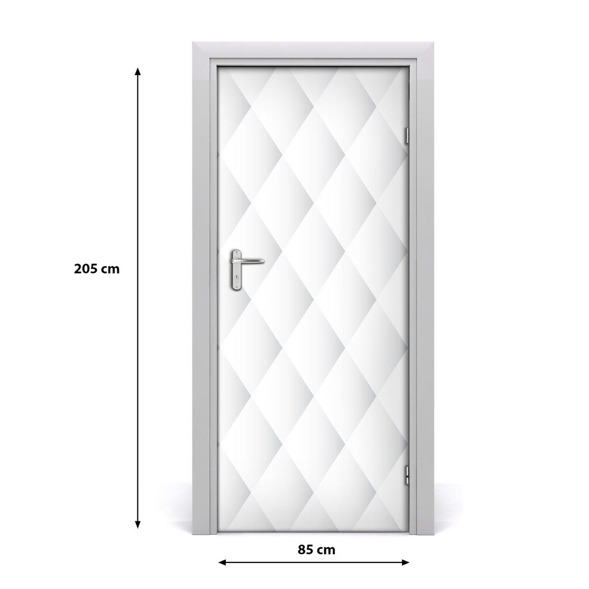 TÜRAUFKLEBER 85x205 cm Dekorativ für Türen - Weiß, Kunststoff (85/205/0.01cm) - TULUP