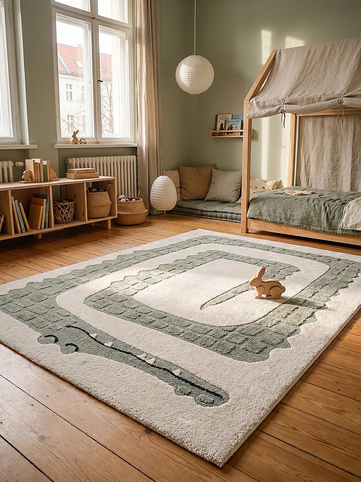 KINDERTEPPICH Kurzflor VELT Polypropylen Creme 140 x 200 cm - Beige, Textil (140/200cm) - KADIMA DESIGN
