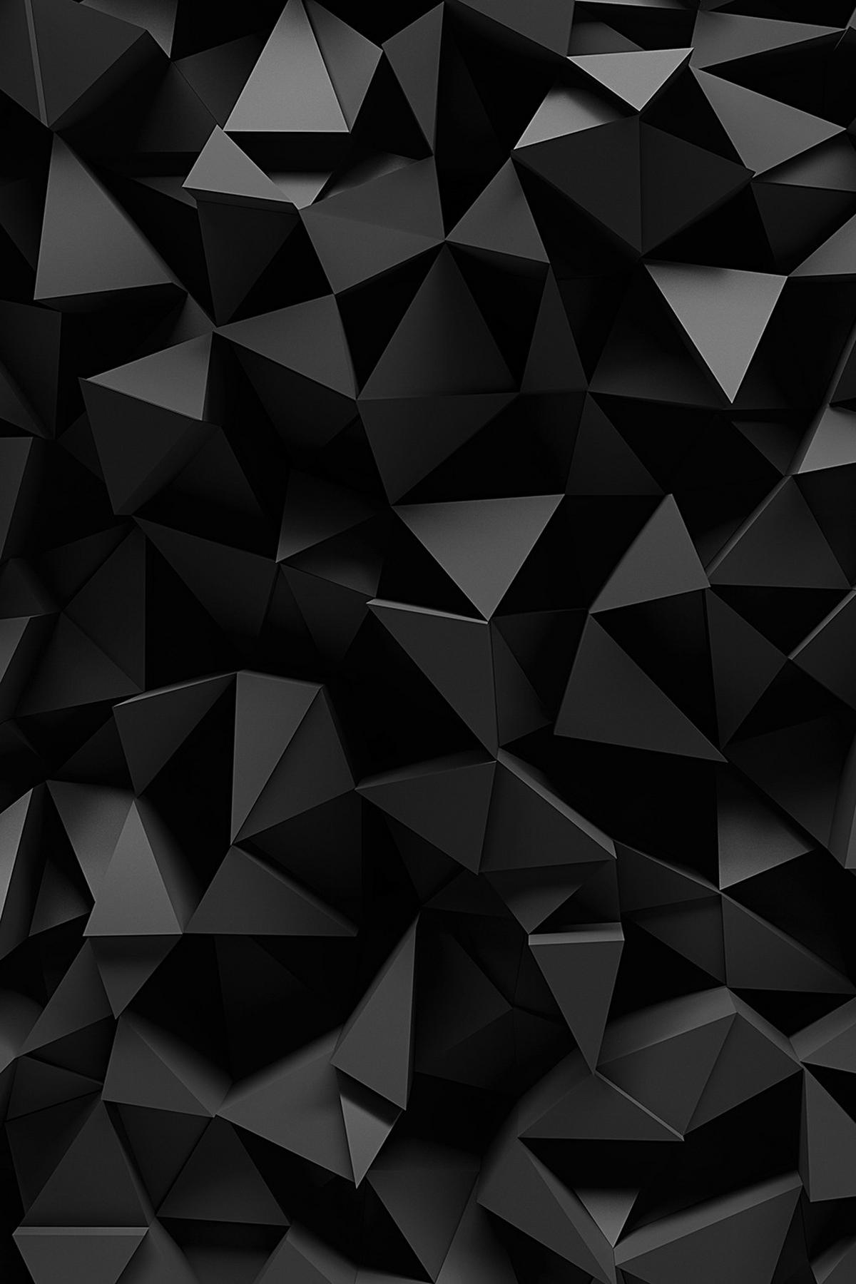 ROLLO LICHTDURCHLÄSSIG 120x180 cm Schwarzes Origami - Schwarz, Textil (120/180cm) - TULUP