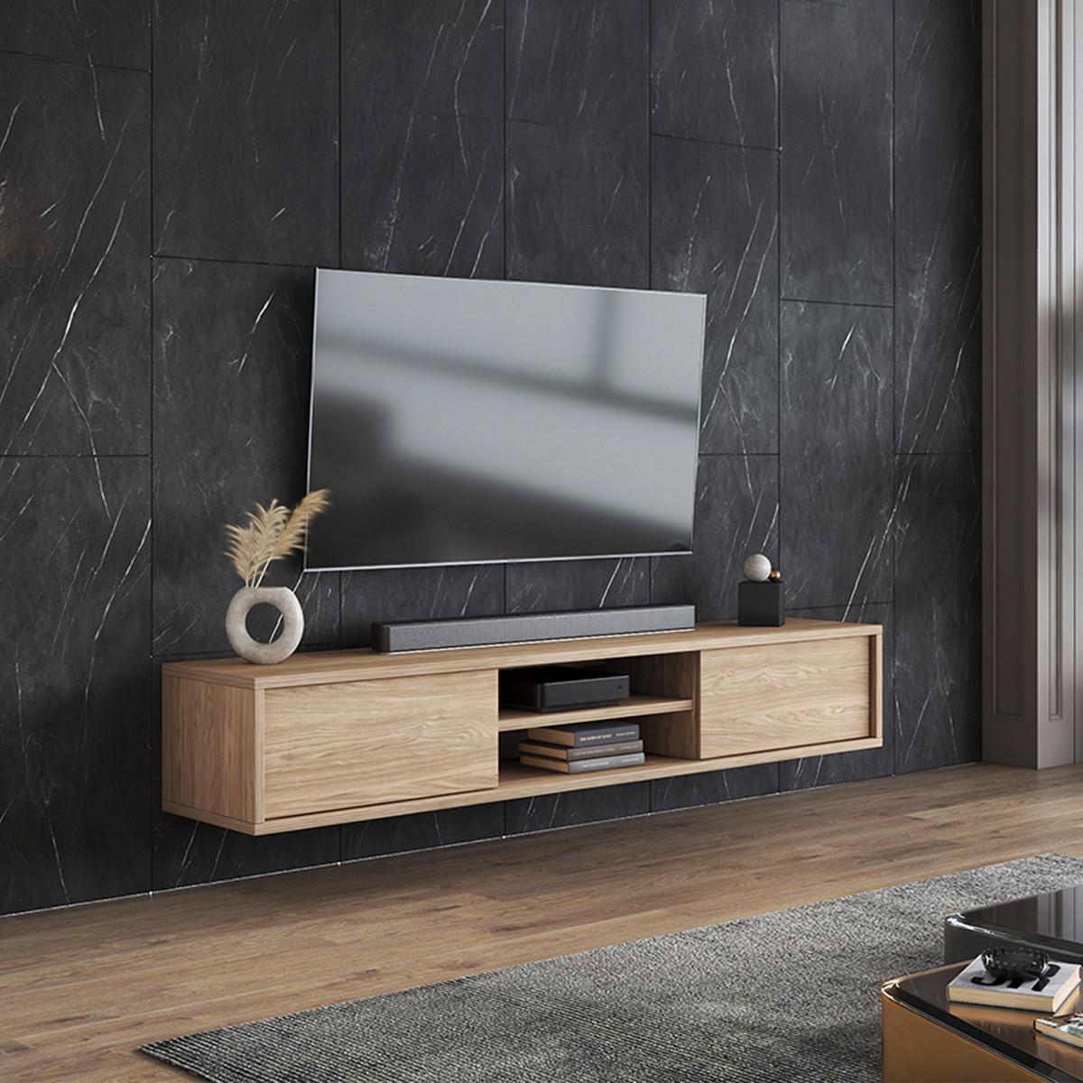 TV-MÖBEL Idra Holz - Braun, Holzwerkstoff (180/32/36cm) - Petits-meubles