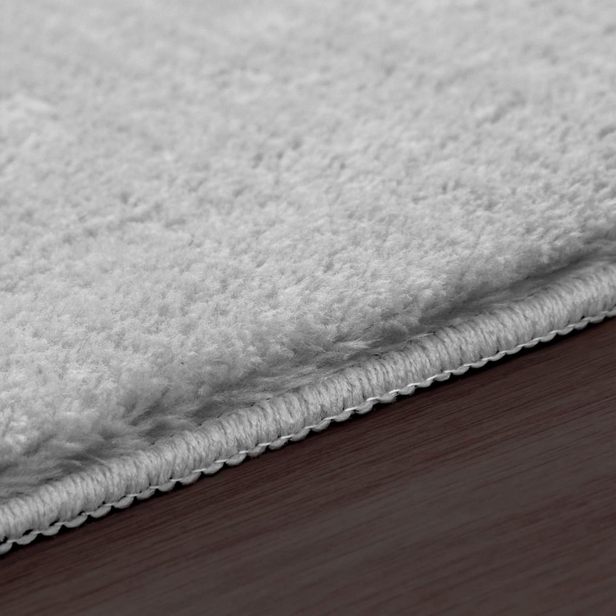 KURZFLORTEPPICH, einfarbig, Silber, 200 x 200 cm - Silberfarben, Textil (200/200cm) - KADIMA DESIGN
