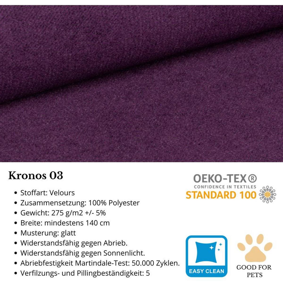 CHESTERFIELD-SESSEL Falco violett mit Holzbeinen - Wengefarben/Violett, Holz/Textil (82/102/92cm) - Beautysofa