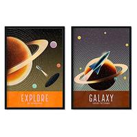 POSTER Saturn A3 Rahmenlos - Klar, Papier (29.7/5/42cm) - Nacnic