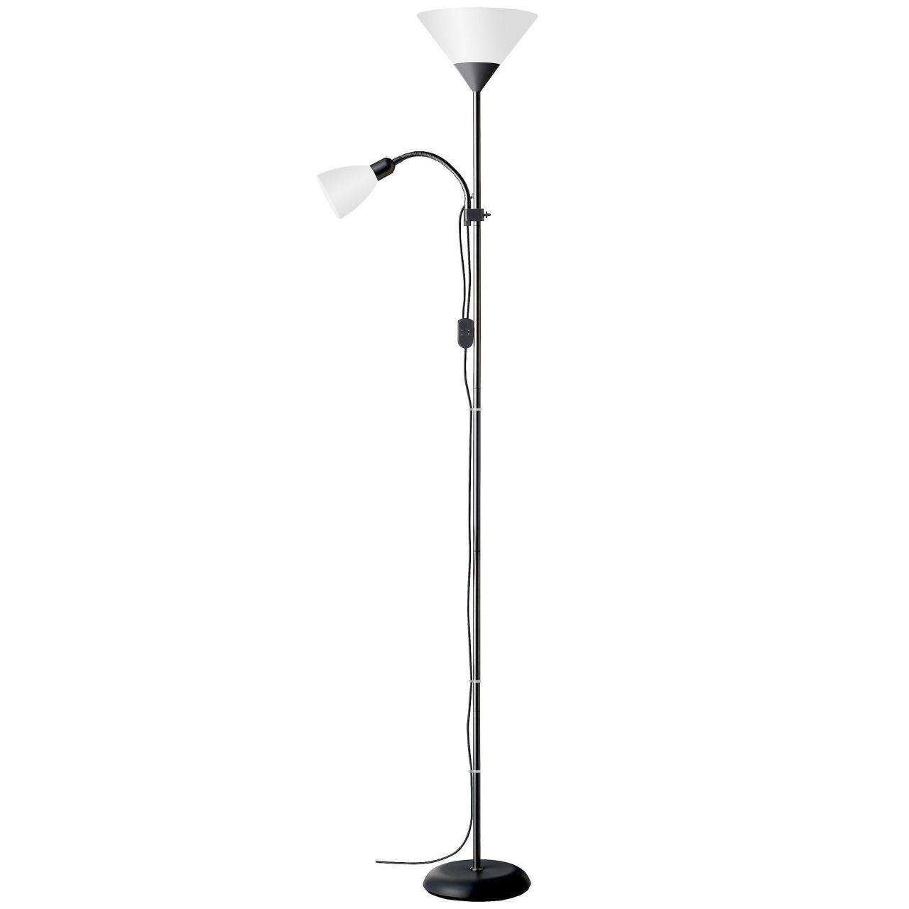 DECKENFLUTER Spari 93008/76 - Schwarz, Metall (41/25/180cm) - Brilliant