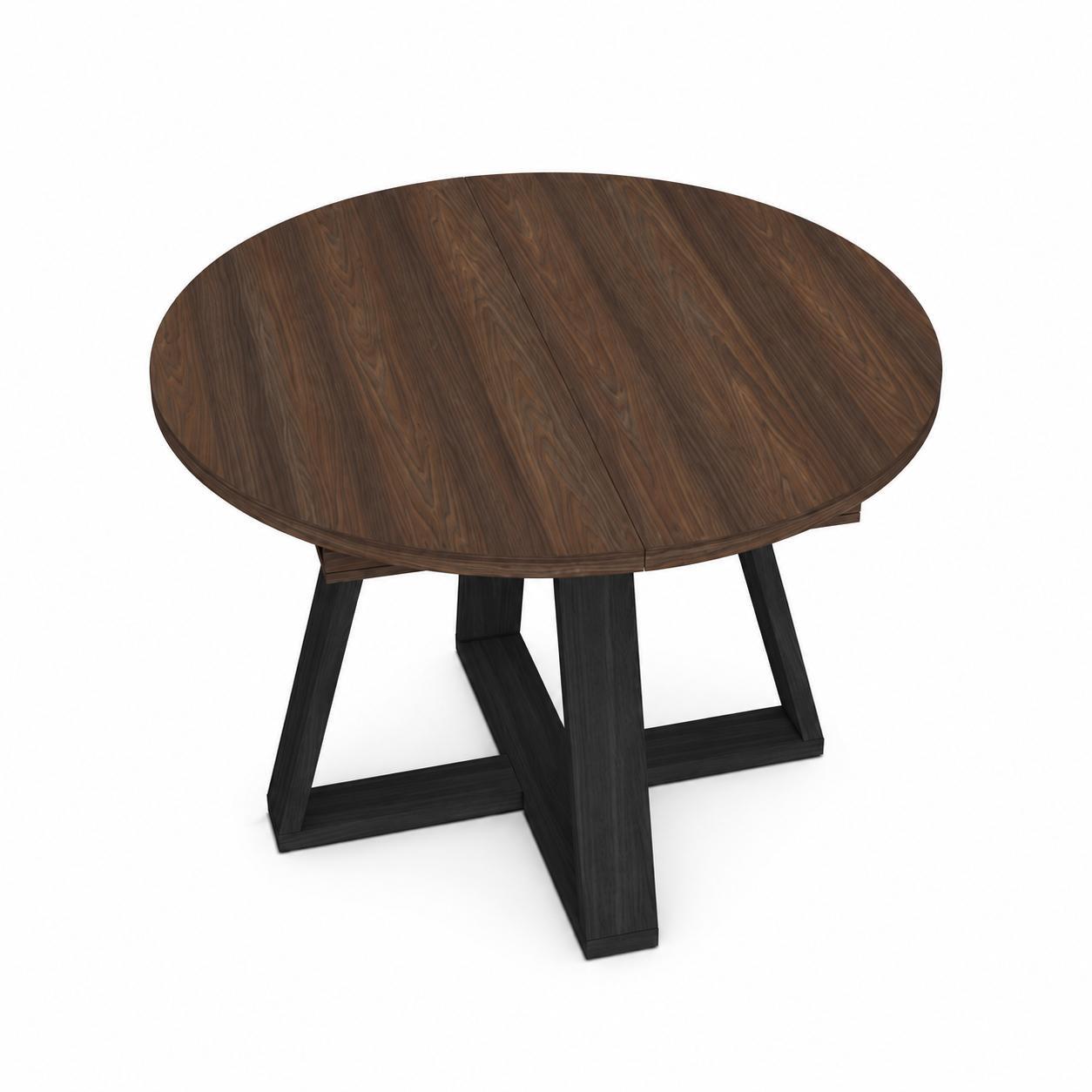 ESSTISCH, Konsolentisch, Dunkler Eiche, 103/103/73cm, Für 6 Gäste - Dunkelbraun, Holzwerkstoff (103/103/73cm) - Skraut Home