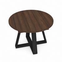 ESSTISCH, Konsolentisch, Dunkler Eiche, 103/103/73cm, Für 6 Gäste - Dunkelbraun, Holzwerkstoff (103/103/73cm) - Skraut Home