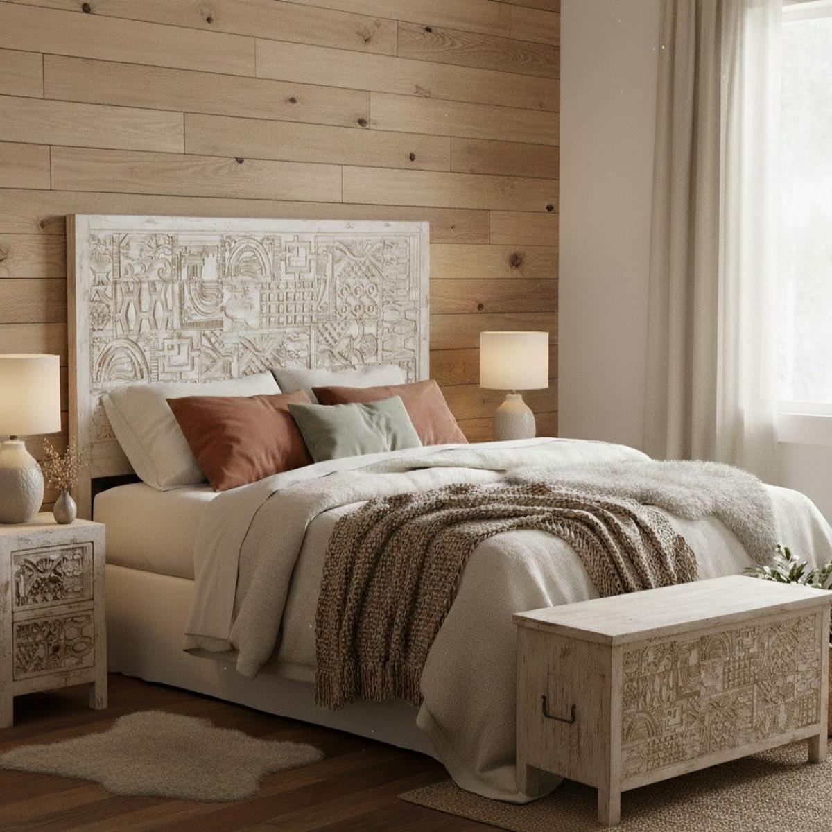 NACHTTISCH aus holz 40x35x60cm - Beige, Holz (40/60/35cm) - Wanderlust