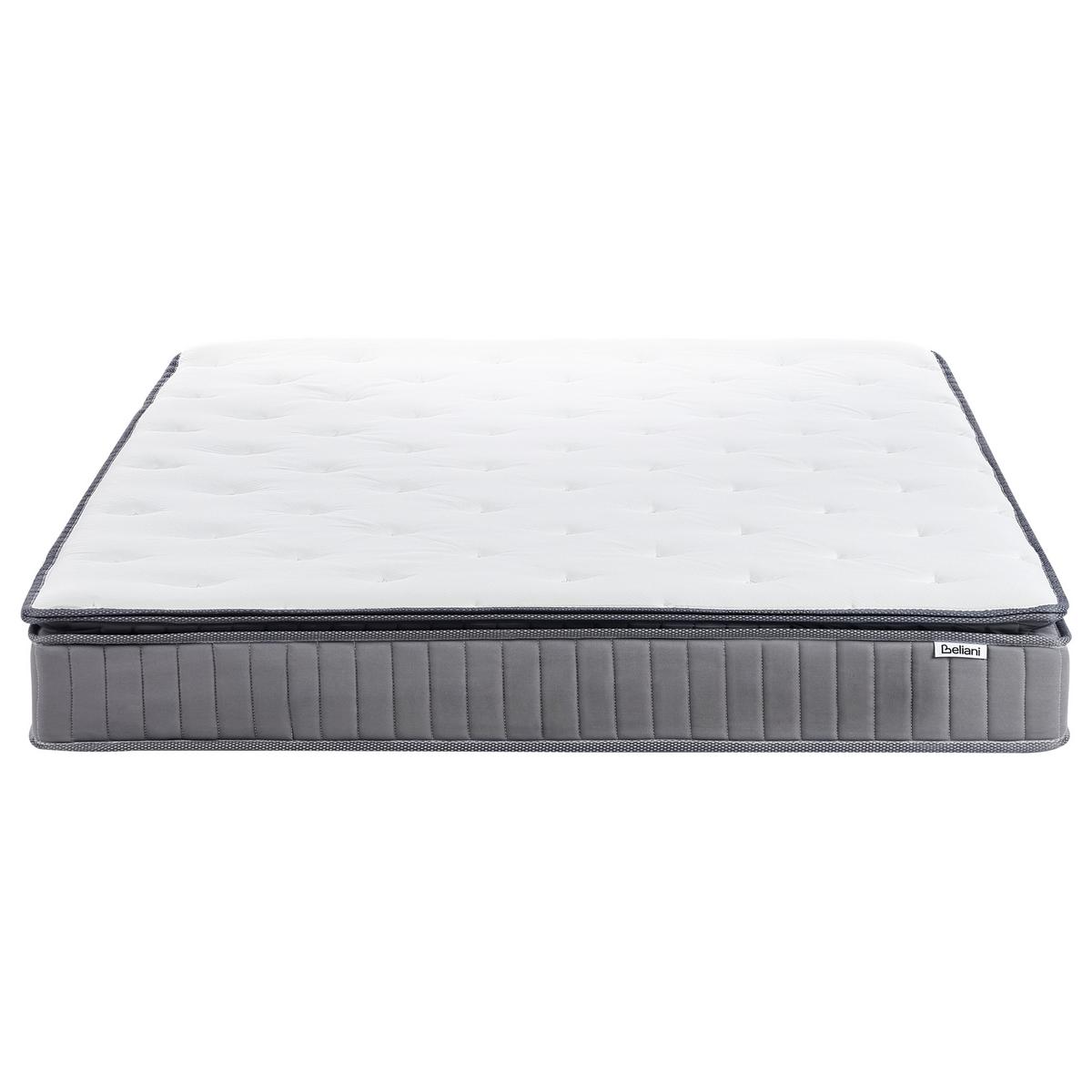 GEL-MEMORYSCHAUM-TASCHENFEDERKERNMATRATZE H2/3 Mittel 180/200 cm Pleasant - Weiß, Textil (180/200cm) - Beliani