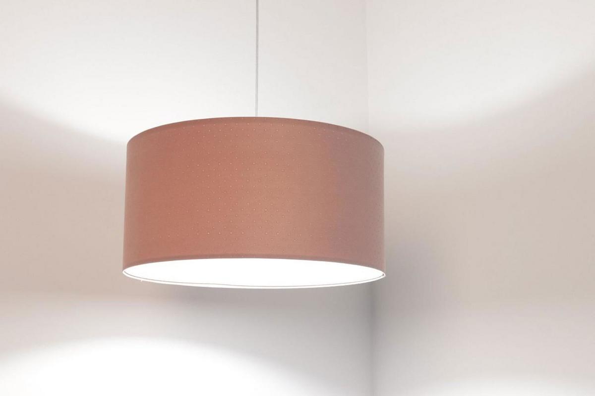 HÄNGELEUCHTE Rosa 40/20 cm - Pink/Weiß, Kunststoff (40/0.6/20cm) - ONZENO