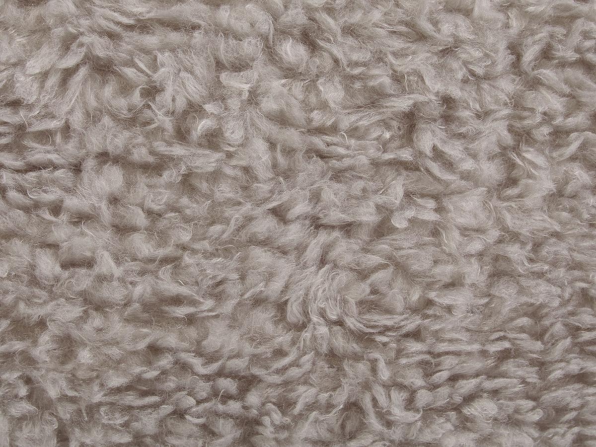 TIERHOCKER Grau Sheep 35/55/40 cm - Grau, Kunststoff/Textil (55/40/35cm) - Beliani