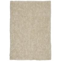 TEPPICH Super Flokati 1400 Naturwollshaggy 100x170 cm - Champagner, Textil (100/170cm) - Rug and Roll