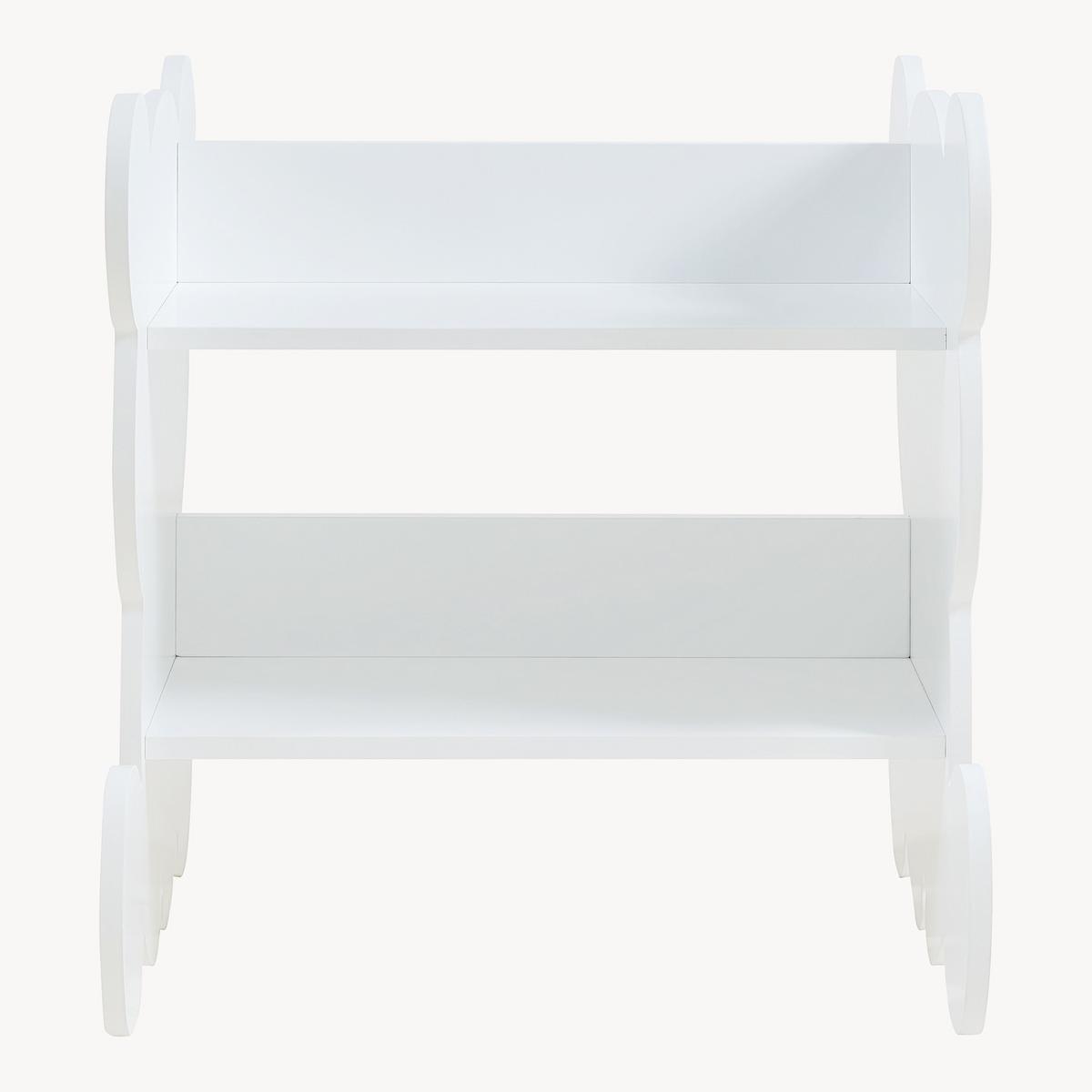 KINDER-STANDREGAL Tårnby - Weiß, Holzwerkstoff (56/60/56cm) - [en.casa]