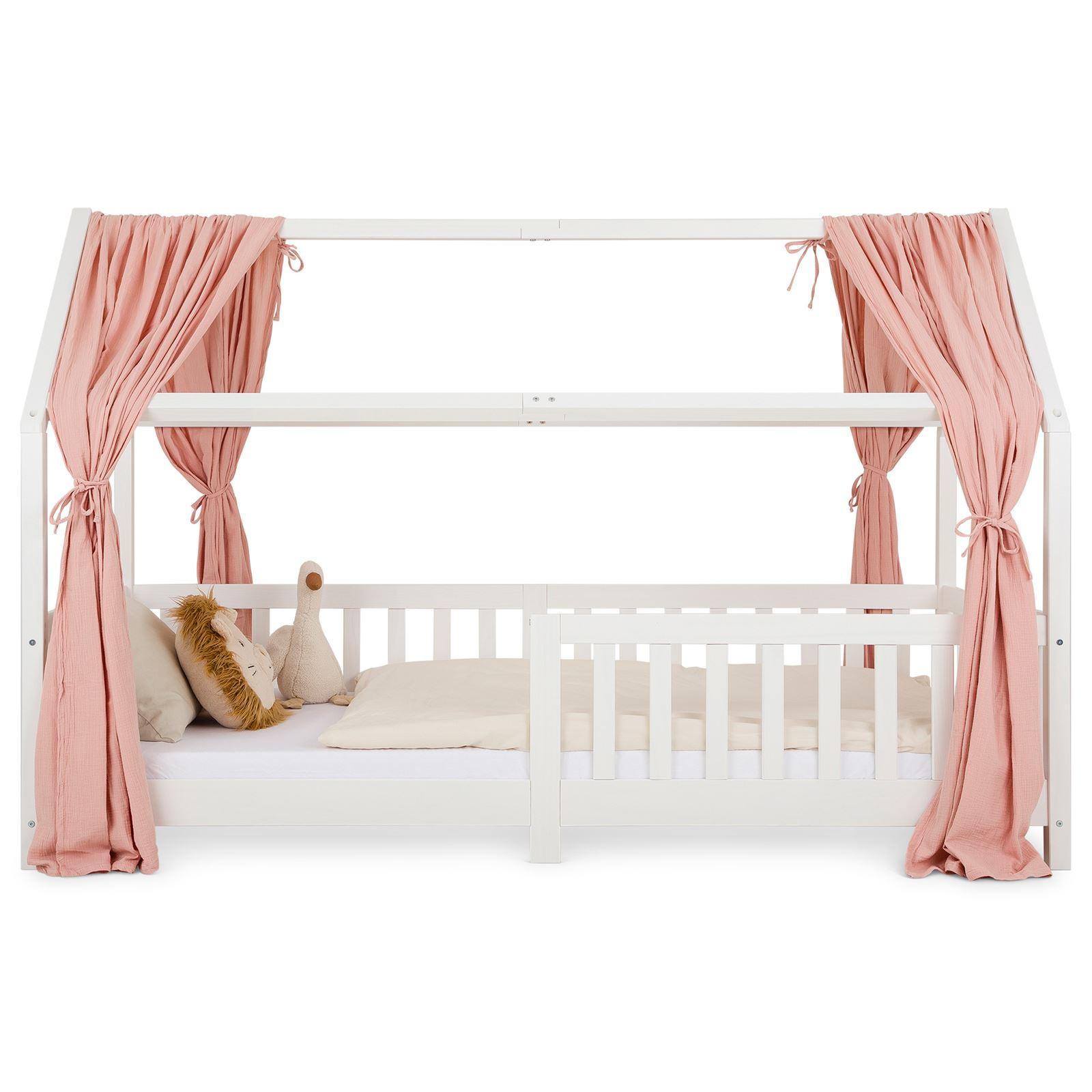 HAUSBETT-HIMMEL NENA rosa - Rosa, Textil - IDIMEX