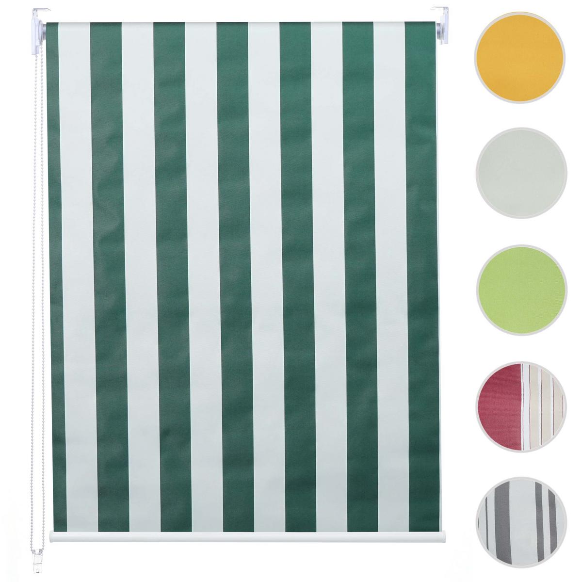 ROLLO Grün, Weiß - Weiß/Grün, Textil (90/230/7cm) - MCW
