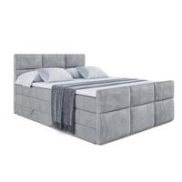 BOXSPRINGBETT OHIO-Z KING - 140x200 - H3/H4 - Grau - Grau, Holzwerkstoff (140/200cm) - ALTDECOR