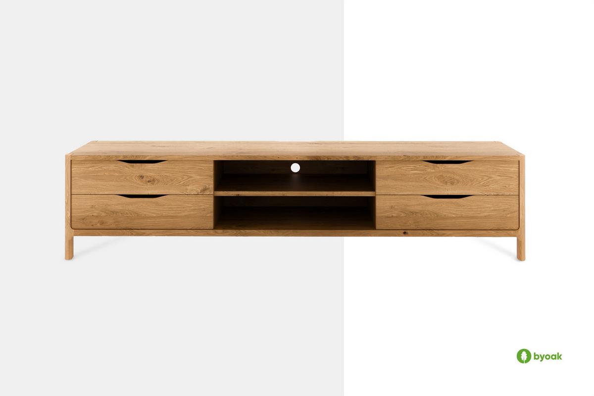 TV-SCHRANK PAUL Kernbuche - Kernbuche, Holz (200/48/50cm) - byoak