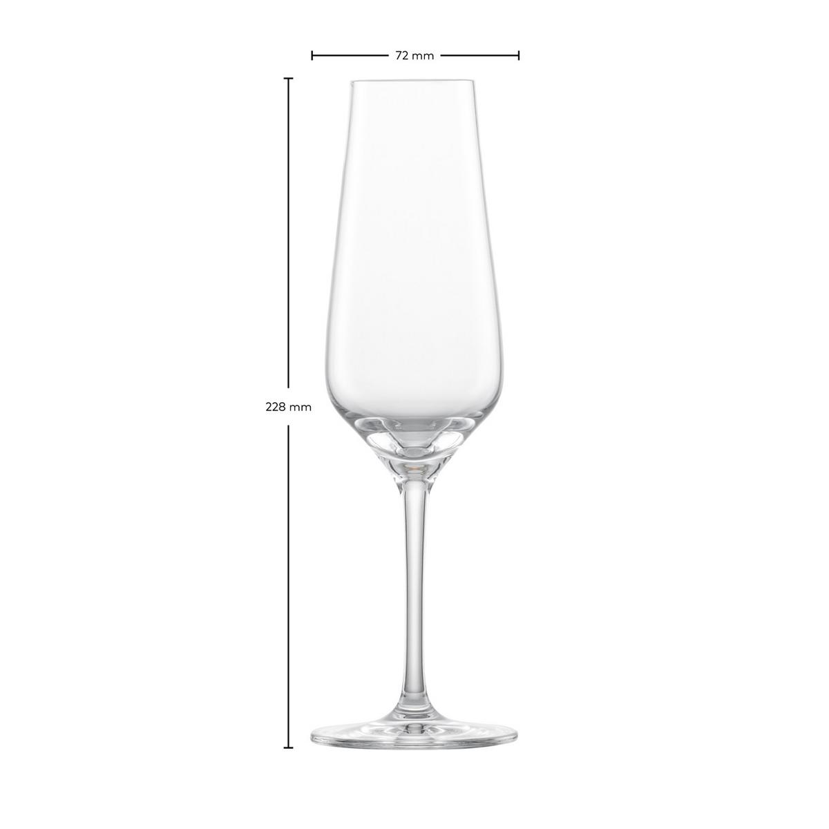 SEKTGLÄSER Bouquet transparent 247 ml 2er Set - Transparent, Glas (0.247L) - Zwiesel Glas