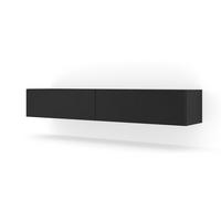 TV LOWBOARD Schwarz 180/30/40 - Schwarz, Holzwerkstoff (180/30/40cm) - RAUMHIRSCH FURNITURE