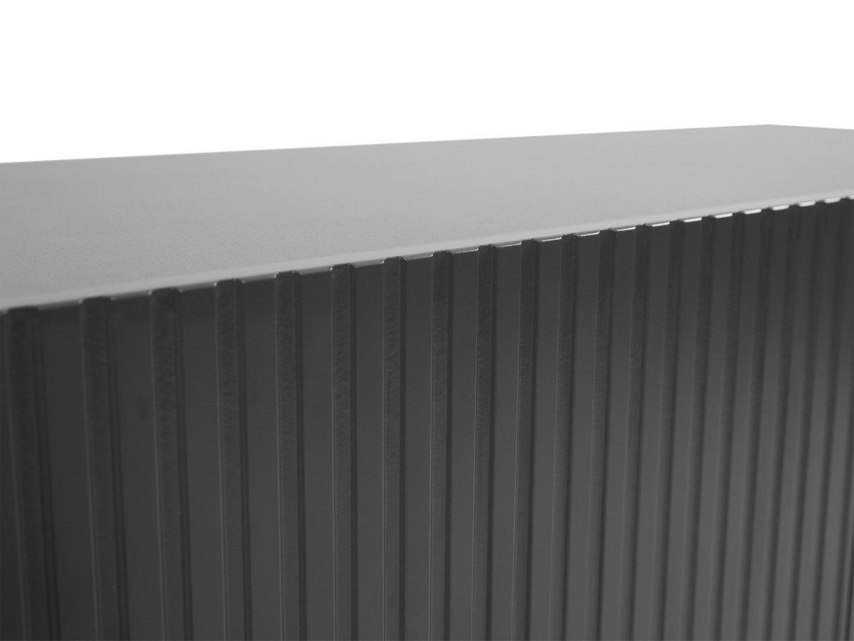 NACHTTISCH Vamos Grey (2 Stück) - Anthrazit/Schwarz, Holzwerkstoff/Kunststoff (45/52/40cm) - MIRJAN24
