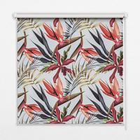 INNENROLLO - Fensterrollo - Rollo - 80x140 cm - Exotische Blätter - Grün, Kunststoff (80/140/0.5cm) - TULUP