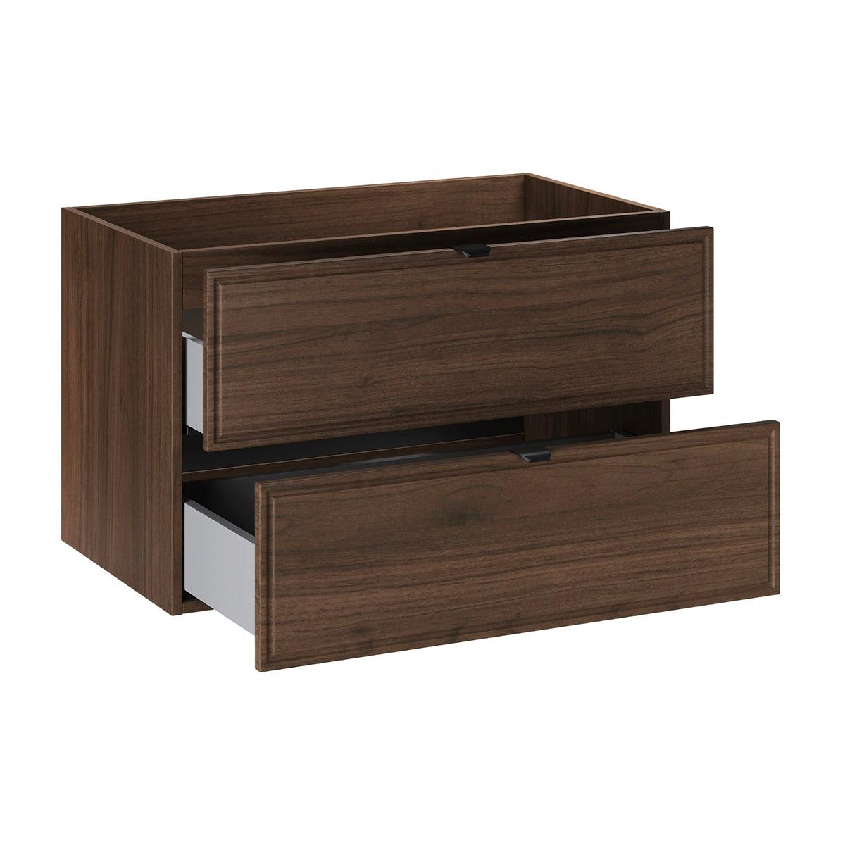 WASCHTISCH 80cm Elias Dunkles Holz - Braun, Holzwerkstoff (80/52.2/46cm) - Petits-meubles