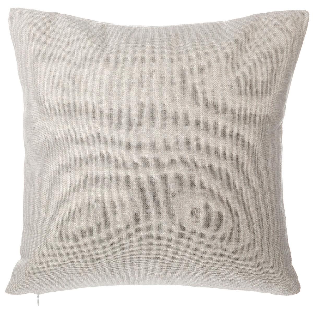 DEKOKISSEN 2er-Set Hellbeige 45/45 cm Gaura - Beige, Textil (45/45cm) - Beliani