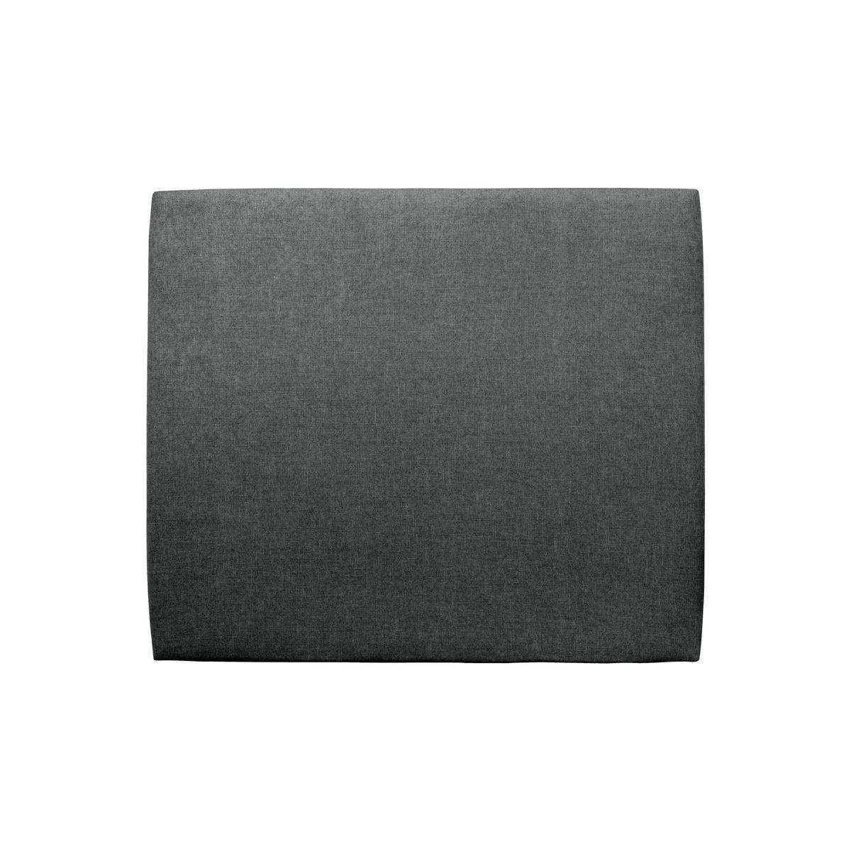 KOPFTEIL gepolstertes – Anthrazitgrauer Stoff - 150 cm - Beige/Anthrazit, Karton/Holz (150/120/10cm) - Sommeil de Plomb