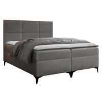 BOXBETT Fava - H3 - Grau, Holz/Textil (160/200cm) - MIRJAN24