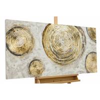 ACRYLBILD HANDGEMALT 120/60 cm - Braun, Holz/Textil (120/60cm) - KUNSTLOFT
