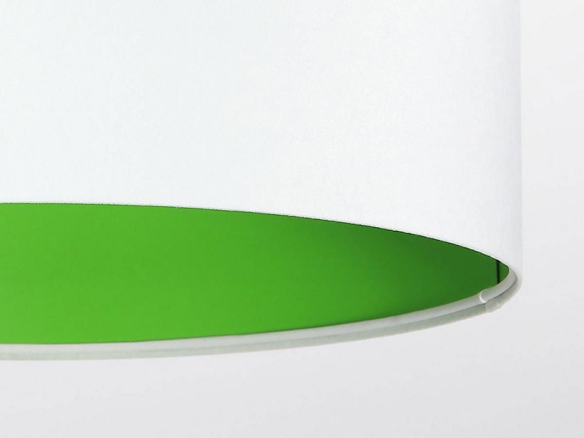 HÄNGELEUCHTE Grün 50/25 cm - Weiß/Grün, Kunststoff (50/0.8/25cm) - ONZENO