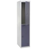 SCHLIESSFACH Grau - Grau, Metall (38/185/45cm) - MCW