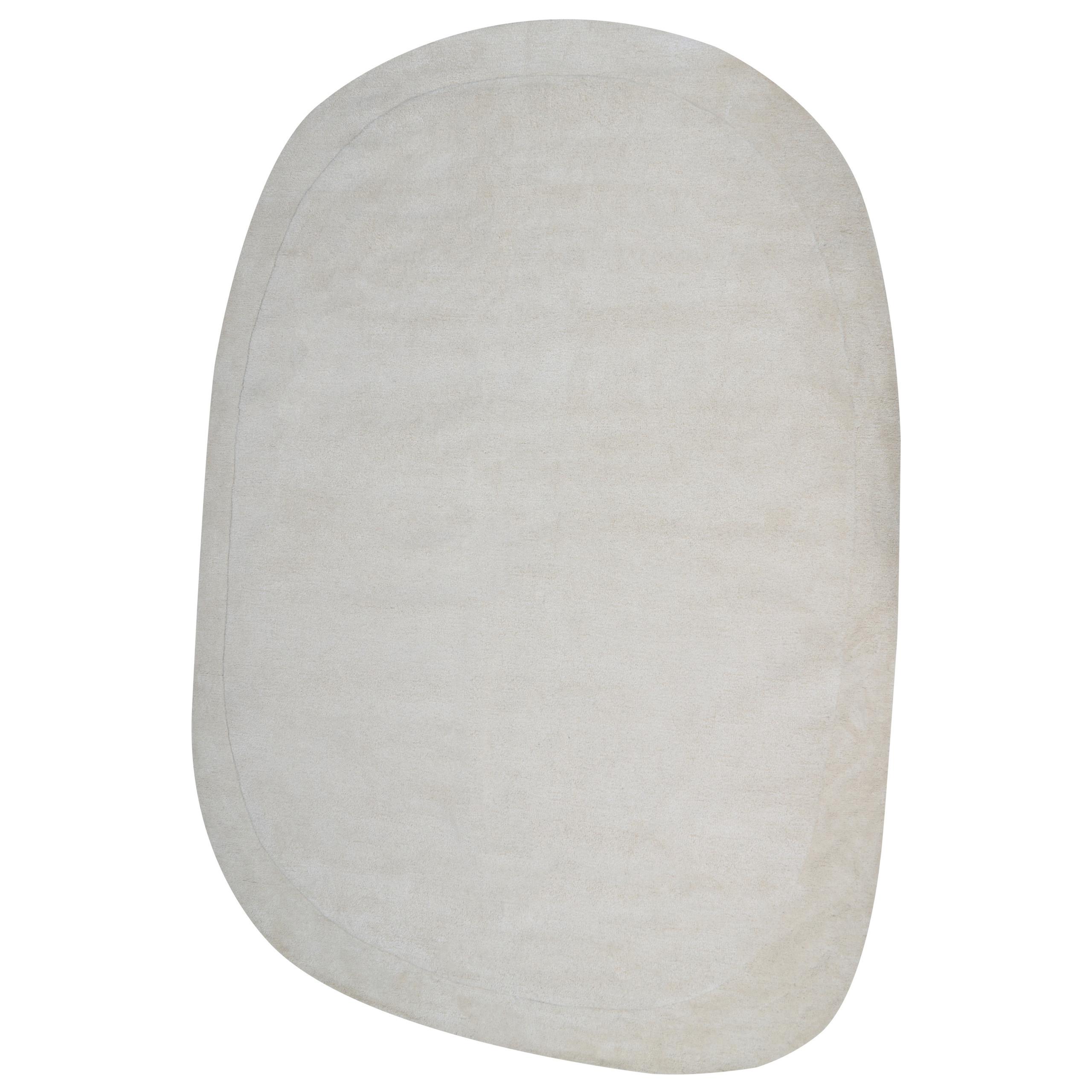 TEPPICH Cremeweiß 200/300 cm Viskose Mitha - Creme/Weiß, Textil (200/300cm) - Beliani