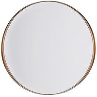 WANDSPIEGEL kupfer 40 cm Piney - Kupferfarben, Metall (40/40/6cm) - Beliani