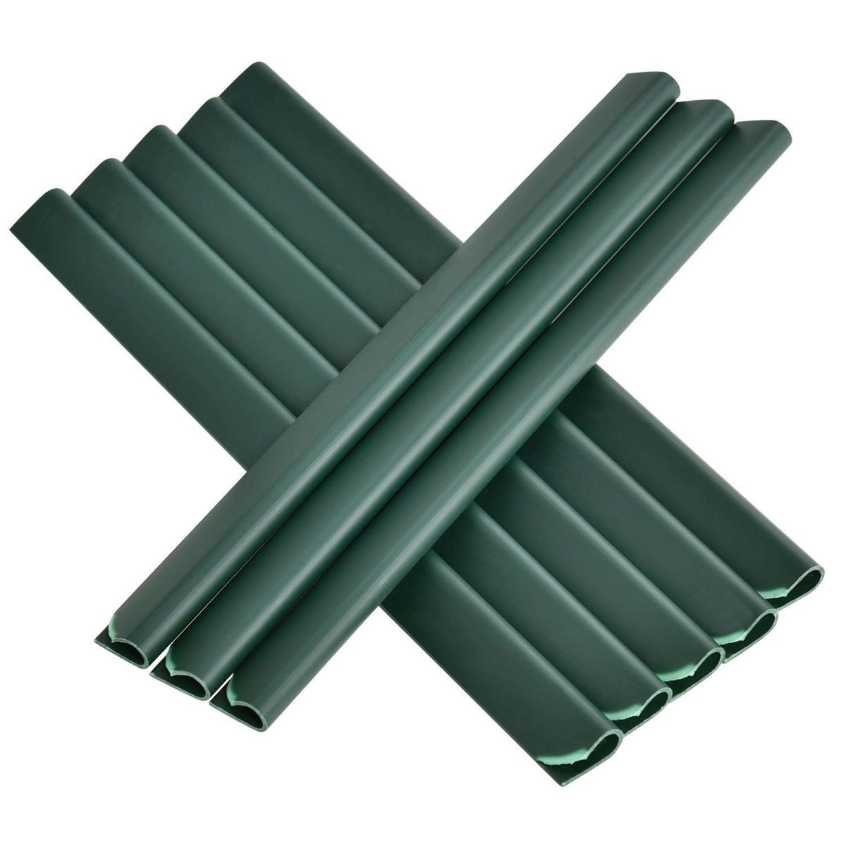 SICHTSCHUTZSTREIFEN grün 4er-Set - Grün, Kunststoff (3500/19cm) - Juskys