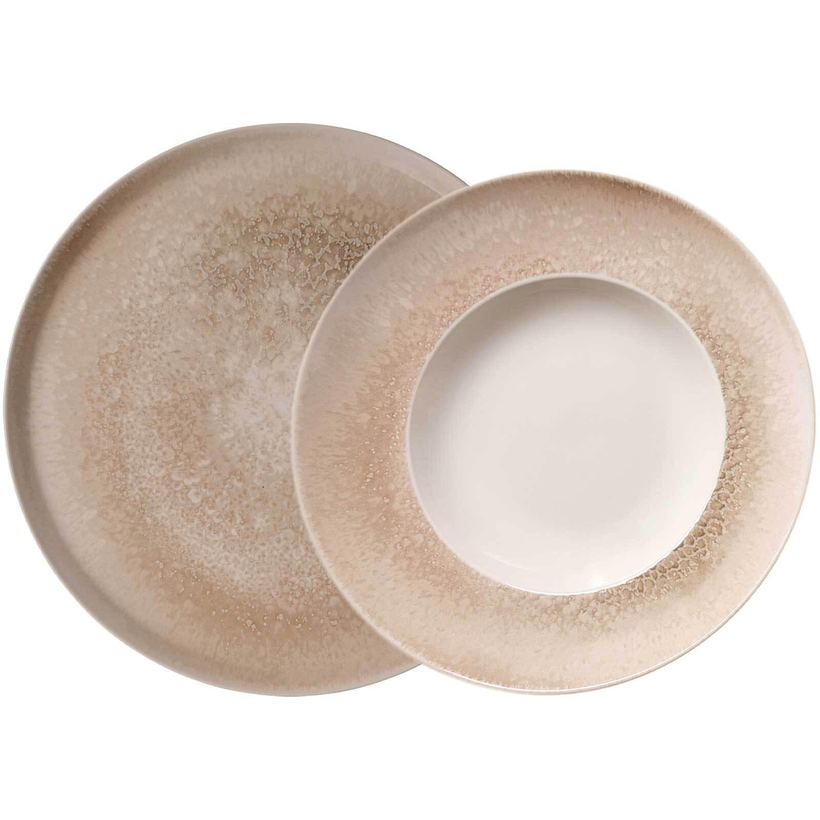 PIZZA- UND PASTA-SET Savora braun 8-tlg. - Braun, Keramik (2/2/2cm) - Ritzenhoff Breker