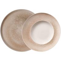 PIZZA- UND PASTA-SET Savora braun 8-tlg. - Braun, Keramik (2/2/2cm) - Ritzenhoff Breker