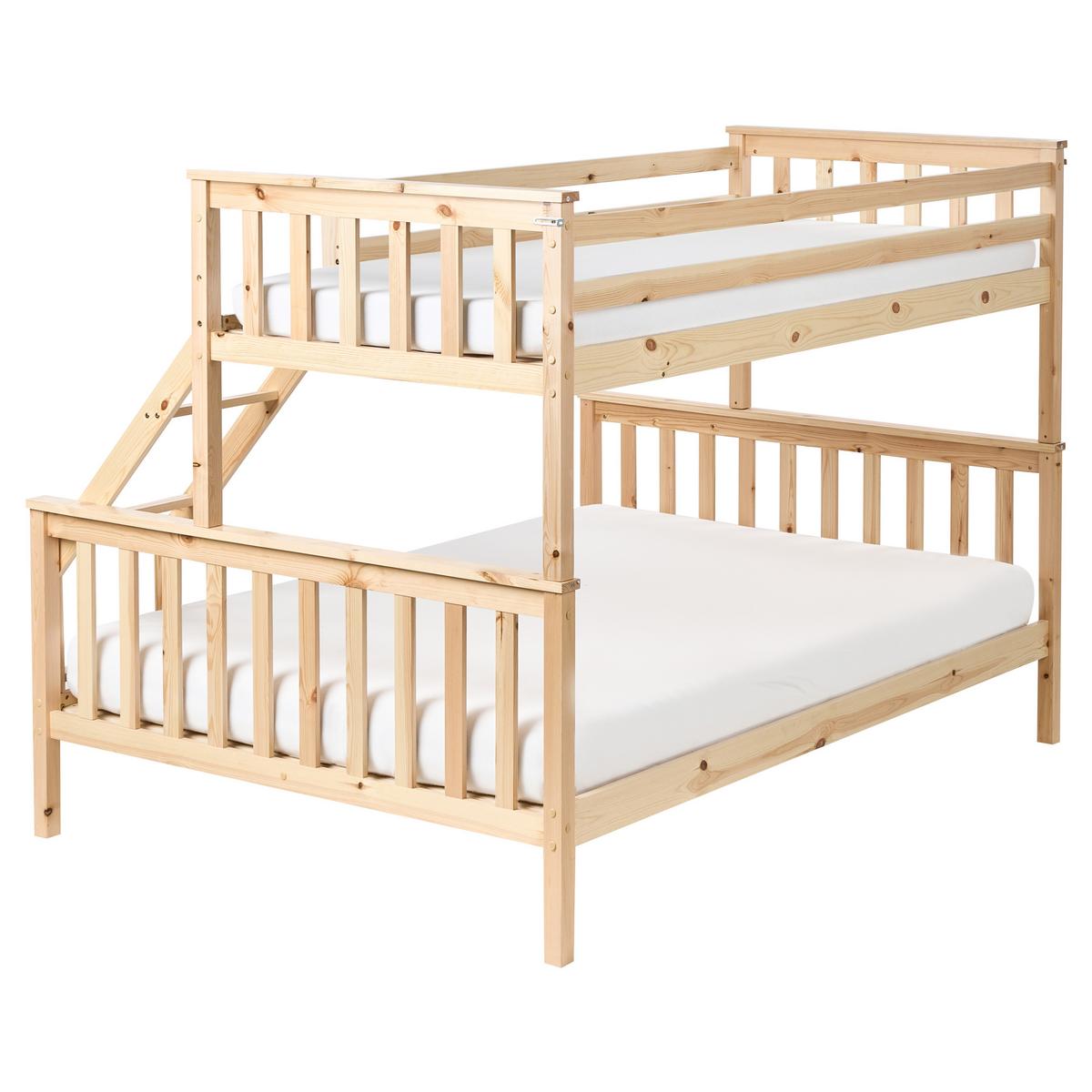 HOCHBETT 90-140/200 cm Hellbraun Bierne - Hellbraun, Holz (140/200cm) - Beliani