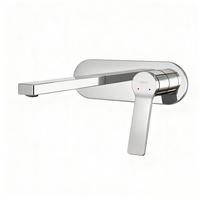 WASCHTISCHARMATUR mit Luftsprudler Messing verchromt - Chromfarben, Metall (21/7/28.8cm) - EMKE
